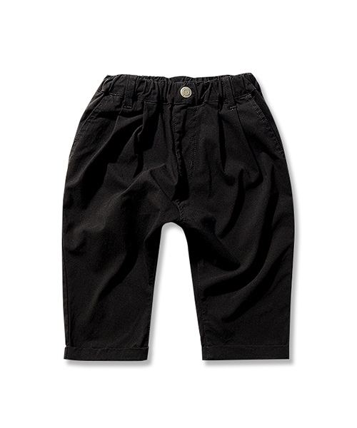 devirock(デビロック)の「サルエルタック7分丈パンツ(その他パンツ・キッズ・オフホワイト/テラコッタ/ベージュ/スモークピンク/ブラック/カーキ・140cm/80cm/130cm/120cm/90cm/95cm/110cm/160cm/100cm/150cm)」の18枚目の写真