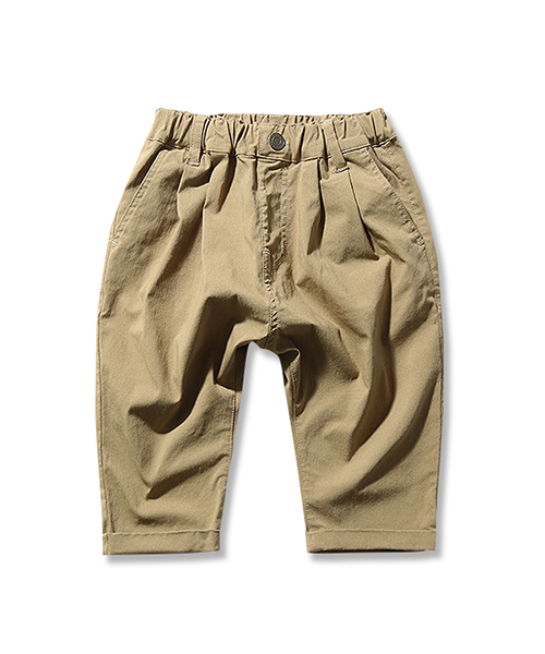 devirock(デビロック)の「サルエルタック7分丈パンツ(その他パンツ・キッズ・オフホワイト/テラコッタ/ベージュ/スモークピンク/ブラック/カーキ・140cm/80cm/130cm/120cm/90cm/95cm/110cm/160cm/100cm/150cm)」の20枚目の写真