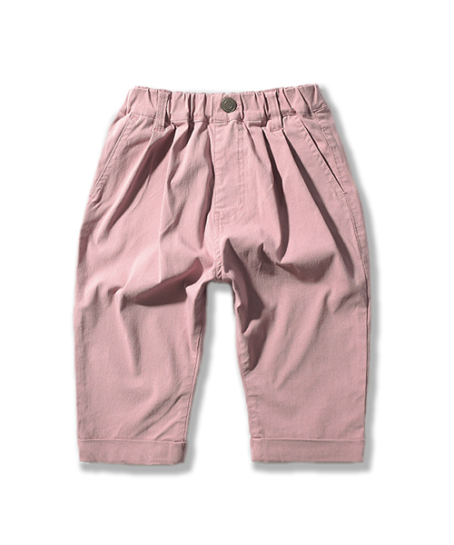 devirock(デビロック)の「サルエルタック7分丈パンツ(その他パンツ・キッズ・オフホワイト/テラコッタ/ベージュ/スモークピンク/ブラック/カーキ・140cm/80cm/130cm/120cm/90cm/95cm/110cm/160cm/100cm/150cm)」の22枚目の写真