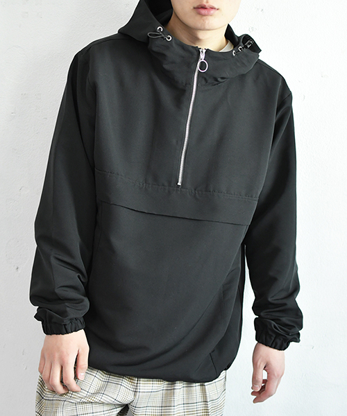PairPair(ペアペア)の「【ZOZO限定アイテム】ハーフジップマウンテンパーカー(マウンテンパーカー・メンズ・ブラック・FREE)」の16枚目の写真