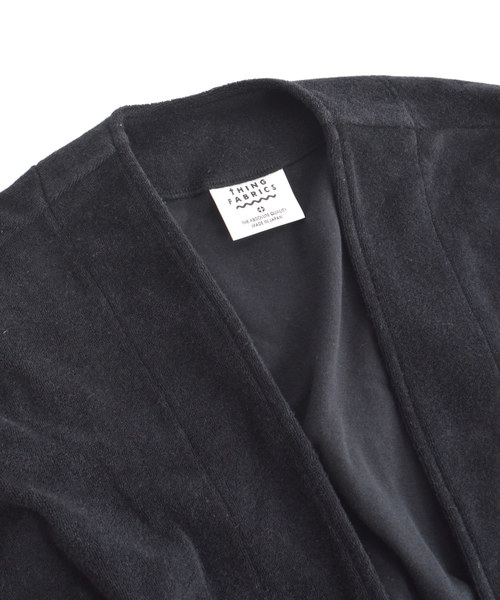 ROOPTOKYO(ループトウキョウ)の「tHING FABRICS/シングファブリックス TF Tuck blazer(ノーカラージャケット・レディース・ブラック/ベージュ/グレー・FREE)」の6枚目の写真