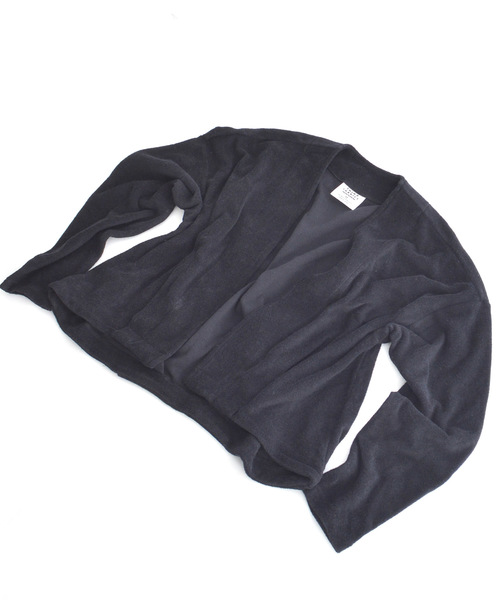 ROOPTOKYO(ループトウキョウ)の「tHING FABRICS/シングファブリックス TF Tuck blazer(ノーカラージャケット・レディース・ブラック/ベージュ/グレー・FREE)」の11枚目の写真