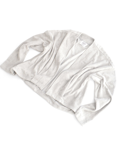 ROOPTOKYO(ループトウキョウ)の「tHING FABRICS/シングファブリックス TF Tuck blazer(ノーカラージャケット・レディース・ブラック/ベージュ/グレー・FREE)」の10枚目の写真