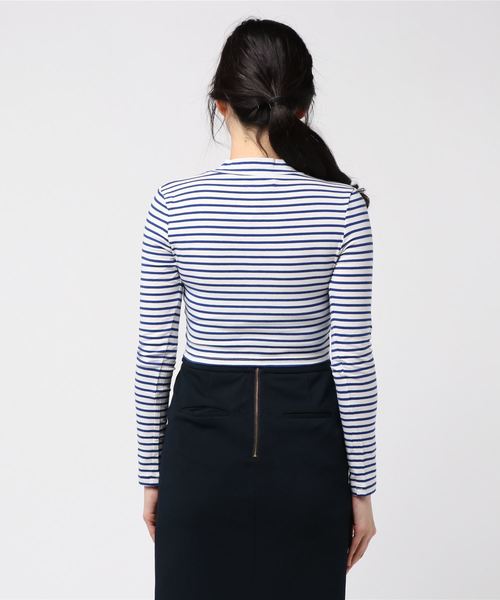 WEGO（ウィゴー）の「WEGO/柄ハイネックTシャツ（Tシャツ/カットソー・レディース・ホワイト/ブラック/ブルー/レッド・FREE）」の16枚目の写真