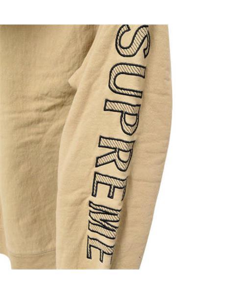 ブランド古着】Sleeve Embroidery Hooded Sweatshirt 袖ロゴ刺繍プル  