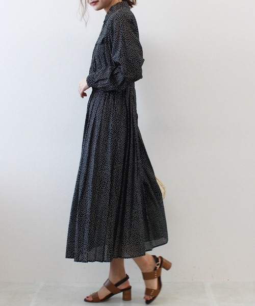 セール 綿ボイルウエストギャザーガウンワンピース シャツワンピース Jines ジネス のファッション通販 Zozotown