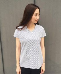 A/C DESIGN BY ALPHA CUBIC | フレンチストライプブラウス(シャツ/ブラウス)