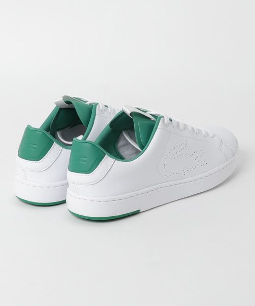 LACOSTE(ラコステ)の「スニーカー LACOSTE CARNABY EVO LIGHT WT1191 SMA0015 082(スニーカー・レディース・ホワイト×グリーン・25.0cm/26.0cm/26.5cm/27.0cm)」の3枚目の写真