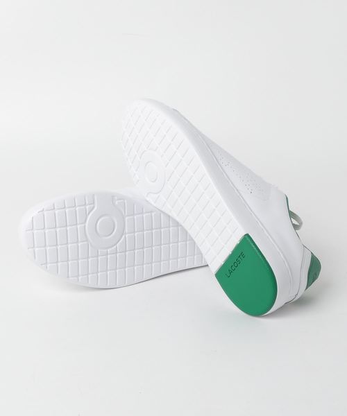 LACOSTE(ラコステ)の「スニーカー LACOSTE CARNABY EVO LIGHT WT1191 SMA0015 082(スニーカー・レディース・ホワイト×グリーン・25.0cm/26.0cm/26.5cm/27.0cm)」の2枚目の写真