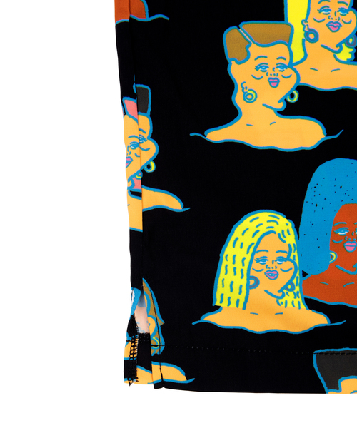 PUNYUS（プニュズ）の「ガ－ルズ開襟シャツ（シャツ/ブラウス・レディース・ベージュ/ブラック・3/4/1/2）」の4枚目の写真