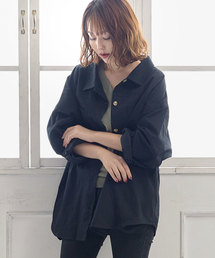 ビッグシルエットシャツジャケット