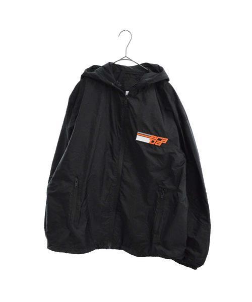 ブランド古着】ラバーワッペン付バックプリントジップアップ