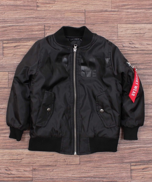 THE CASUAL（カジュアル）の「MA-1 キッズ（MA-1・キッズ・ブラック/カーキ/カモフラージュ・110/120/130/140/150/160）」の2枚目の写真