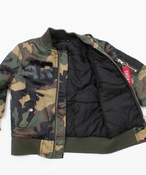 THE CASUAL（カジュアル）の「MA-1 キッズ（MA-1・キッズ・ブラック/カーキ/カモフラージュ・110/120/130/140/150/160）」の5枚目の写真