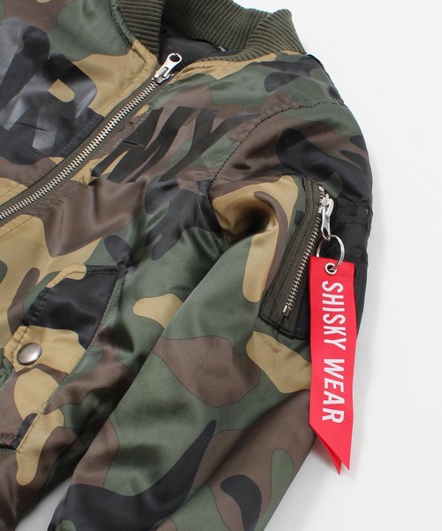 THE CASUAL（カジュアル）の「MA-1 キッズ（MA-1・キッズ・ブラック/カーキ/カモフラージュ・110/120/130/140/150/160）」の6枚目の写真