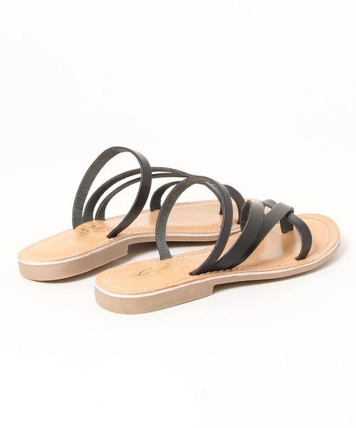 あしながおじさん（アシナガオジサン）の「リゾートサンダル / あしながおじさん（サンダル・レディース・ブラック/マルチ/レオパード/キャメル/レッド・LL/S/M/L）」の6枚目の写真