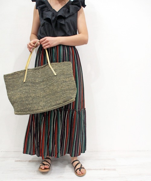 あしながおじさん（アシナガオジサン）の「リゾートサンダル / あしながおじさん（サンダル・レディース・ブラック/マルチ/レオパード/キャメル/レッド・LL/S/M/L）」の9枚目の写真