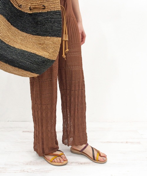 あしながおじさん（アシナガオジサン）の「リゾートサンダル / あしながおじさん（サンダル・レディース・ブラック/マルチ/レオパード/キャメル/レッド・LL/S/M/L）」の18枚目の写真