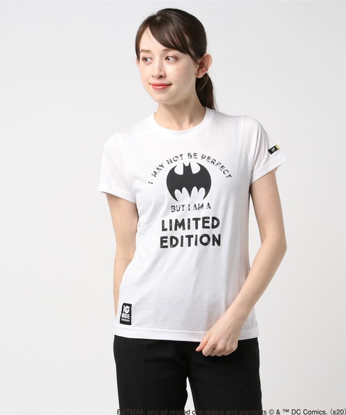 MASTER BUNNY EDITION(マスターバニーエディション)の「【MASTER BUNNY EDITION】BATMAN 綿モダール天竺 Tシャツ(Tシャツ/カットソー)」|ホワイト
