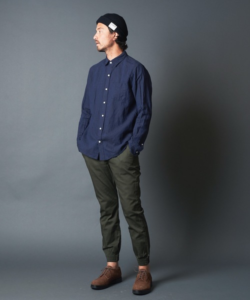THE TWENTYSEVEN（ザ トゥエンティーセブン）の「The TWENTYSEVEN：LINEN STANDARD SHIRT リネンスタンダード シャツ（シャツ/ブラウス・メンズ・ホワイト/ブラック/ネイビー・M/L/XL）」の19枚目の写真