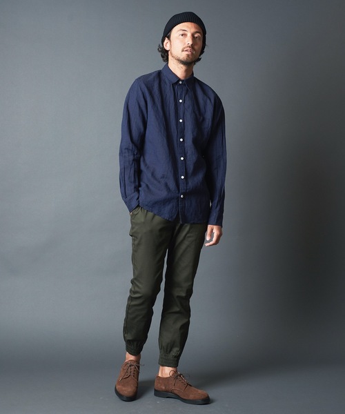 THE TWENTYSEVEN（ザ トゥエンティーセブン）の「The TWENTYSEVEN：LINEN STANDARD SHIRT リネンスタンダード シャツ（シャツ/ブラウス・メンズ・ホワイト/ブラック/ネイビー・M/L/XL）」の21枚目の写真