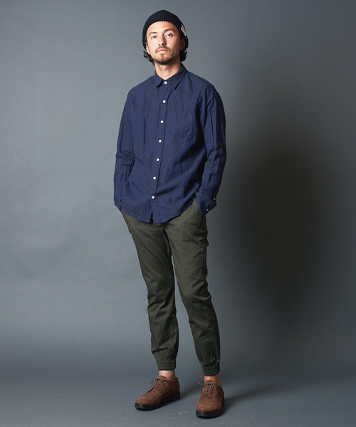 THE TWENTYSEVEN（ザ トゥエンティーセブン）の「The TWENTYSEVEN：LINEN STANDARD SHIRT リネンスタンダード シャツ（シャツ/ブラウス・メンズ・ホワイト/ブラック/ネイビー・M/L/XL）」の22枚目の写真