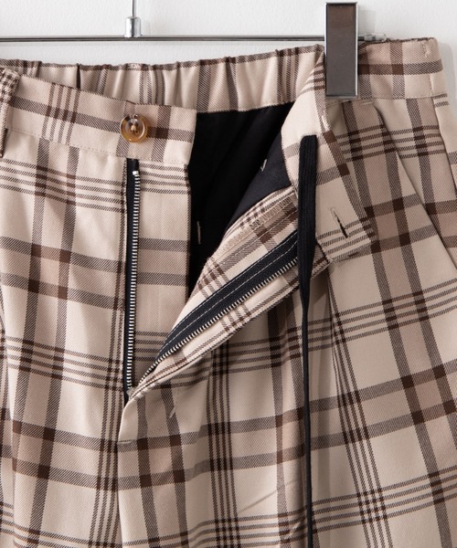 WEGO（ウィゴー）の「WEGO/TRチェックペグトップスラックス（スラックス・メンズ・ベージュ系その他2/ベージュ系その他3・MEDIUM/SMALL/LARGE）」の13枚目の写真