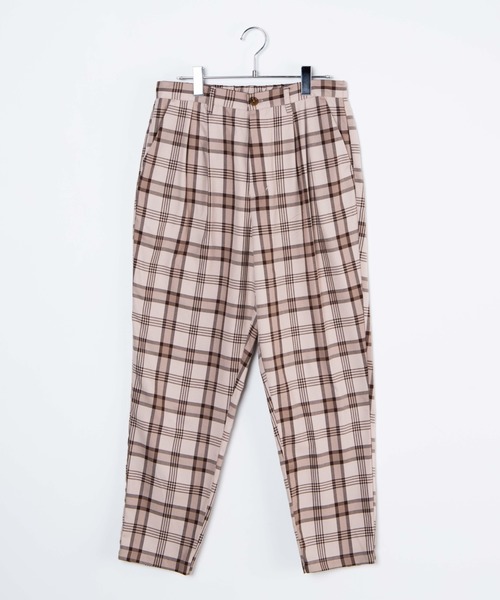 WEGO（ウィゴー）の「WEGO/TRチェックペグトップスラックス（スラックス・メンズ・ベージュ系その他2/ベージュ系その他3・MEDIUM/SMALL/LARGE）」の15枚目の写真