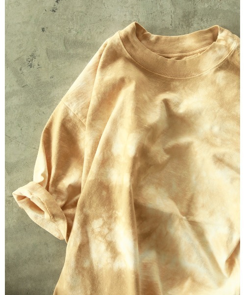 TODAYFUL（トゥデイフル）の「タイダイTシャツ（Tシャツ/カットソー・レディース・チャコールグレー/マスタード・FREE）」の8枚目の写真