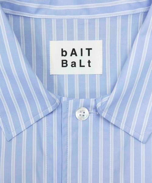balt(バルト)の「【balt】STRIPEビッグシルエット ストライプハーフスリーブシャツ STRIPE HALF SLEEVE SHIRT(シャツ/ブラウス・メンズ・ブルー系その他・FREE)」の2枚目の写真