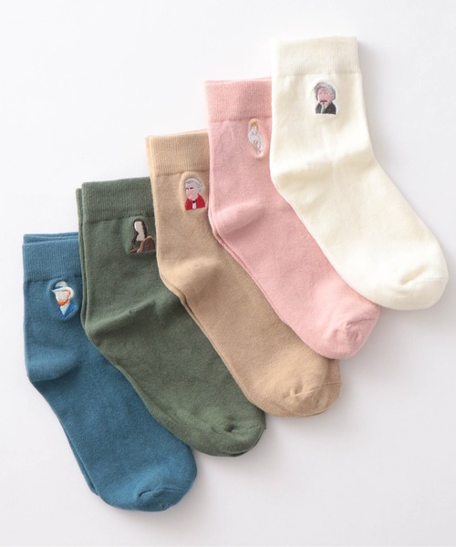 Jubilee(ジュビリー)の「ポップデザイン ソックス5足セット(ソックス/靴下・レディース・ブラック/その他/その他6/その他7/その他8/その他9/その他5/その他3/その他4/その他1/その他2/その他12/その他10/その他11・FREE)」の4枚目の写真