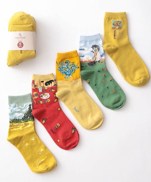 Jubilee(ジュビリー)の「ポップデザイン ソックス5足セット(ソックス/靴下・レディース・ブラック/その他/その他6/その他7/その他8/その他9/その他5/その他3/その他4/その他1/その他2/その他12/その他10/その他11・FREE)」の6枚目の写真