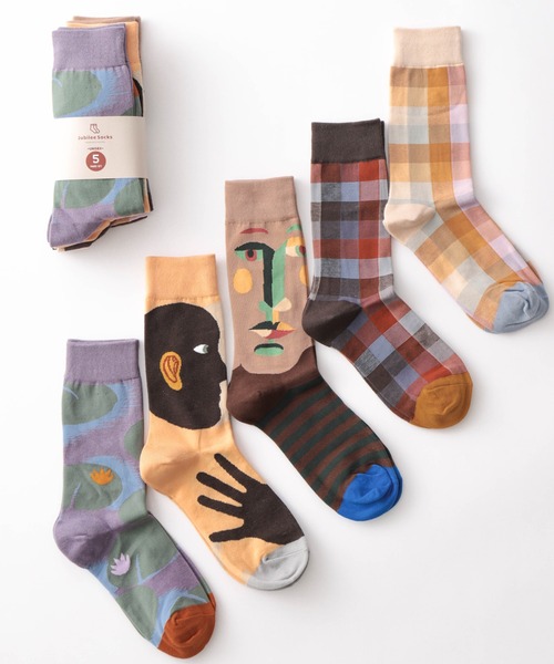 Jubilee(ジュビリー)の「ポップデザイン ソックス5足セット(ソックス/靴下・レディース・ブラック/その他/その他6/その他7/その他8/その他9/その他5/その他3/その他4/その他1/その他2/その他12/その他10/その他11・FREE)」の11枚目の写真