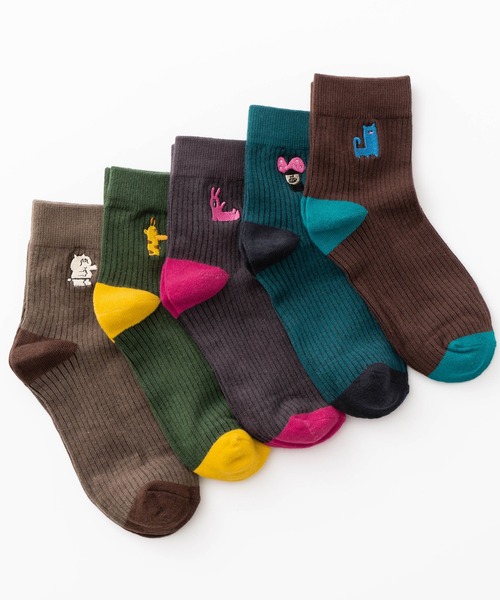 Jubilee(ジュビリー)の「ポップデザイン ソックス5足セット(ソックス/靴下・レディース・ブラック/その他/その他6/その他7/その他8/その他9/その他5/その他3/その他4/その他1/その他2/その他12/その他10/その他11・FREE)」の14枚目の写真