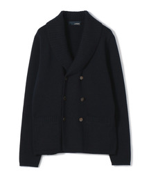 LARDINI（ラルディーニ）ショールカラーニットカーディガン48 紺 大人のショールカラーは、かくあるべし。｜TOKYOlife