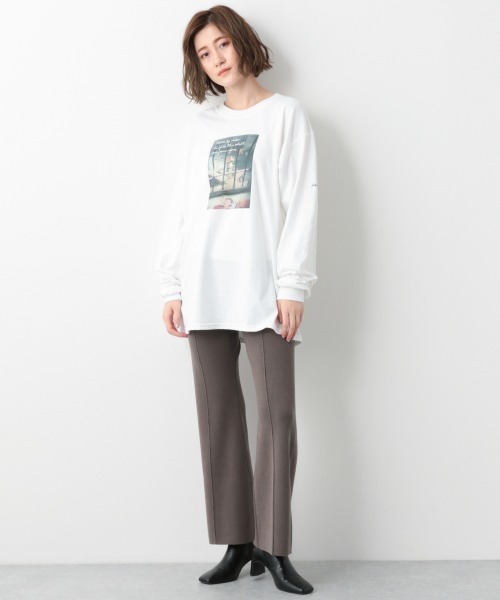 A part by（アパートバイ）の「Roberta　ロングスリーブTシャツ　918009（Tシャツ/カットソー・レディース・オフホワイト/ベージュ/グレー系その他4・FREE）」の9枚目の写真