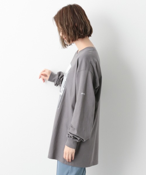 A part by（アパートバイ）の「Roberta　ロングスリーブTシャツ　918009（Tシャツ/カットソー・レディース・オフホワイト/ベージュ/グレー系その他4・FREE）」の4枚目の写真