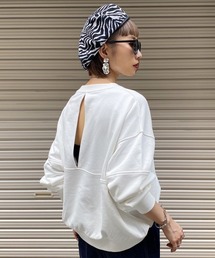 PAGEBOY | バックオープンウラケプルオーバー(トレーナー/スウェット/裏毛)(スウェット)