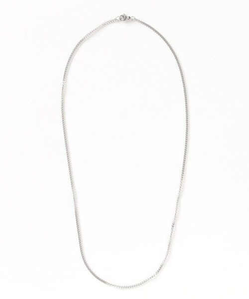 Anthe（アンテ）の「Anthe / stainless necklacce flat link chain type（ネックレス・レディース・ブラック/ゴールド/シルバー・FREE）」の2枚目の写真