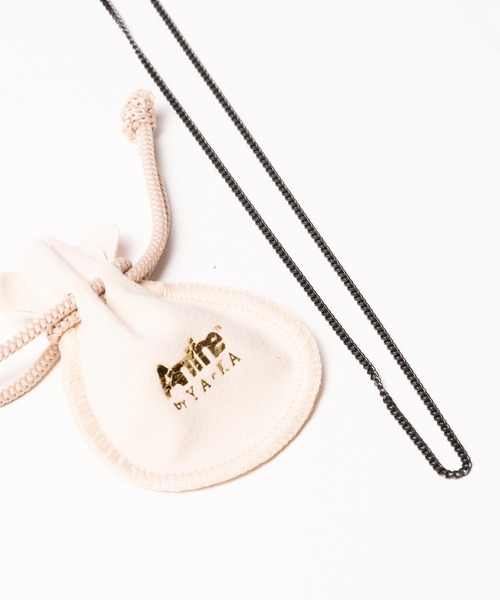 Anthe（アンテ）の「Anthe / stainless necklacce flat link chain type（ネックレス・レディース・ブラック/ゴールド/シルバー・FREE）」の7枚目の写真