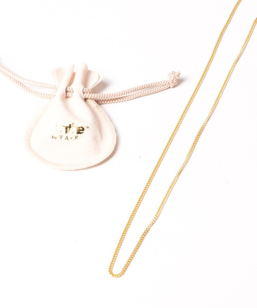Anthe（アンテ）の「Anthe / stainless necklacce flat link chain type（ネックレス・レディース・ブラック/ゴールド/シルバー・FREE）」の8枚目の写真