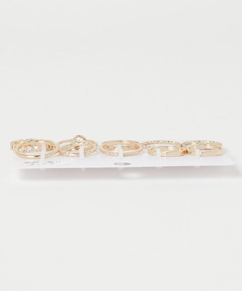 WEGO（ウィゴー）の「WEGO/【10点セット】セットリング（リング・レディース・シルバー/ゴールド・SMALL/MEDIUM）」の9枚目の写真