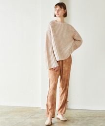 wa lance... 長袖ニット　プルオーバー WALANCE（ワランス）の「アルパカモヘアニットプルオーバー/walance