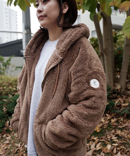 Op トップス オーピー パーカー レディースシェルパフリースパーカー Ocean ジップパーカー パーカー Ocean Pacific オーシャンパシフィック のファッション