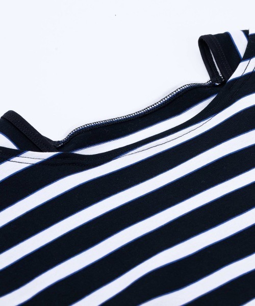 PHINGERIN（フィンガリン）の「PHINGERIN STROKE 3/4 TEE HIDE MARIN BORDER (PD-211-CS-021)（Tシャツ/カットソー・メンズ・ホワイト×ブラック/ブラック×ホワイト・MEDIUM/LARGE/X-LARGE）」の16枚目の写真