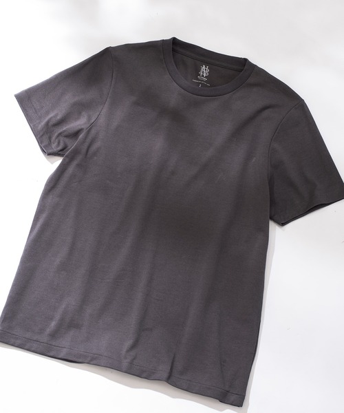 BATONER(バトナー)の「【BATONER】GIZA87コットン スーベニアTシャツ BN-21SL-045 PACK T-SHIRT(DEGRASE COTTON)(Tシャツ/カットソー・レディース・ホワイト/ブラック/ベージュ/ネイビー・2)」の4枚目の写真