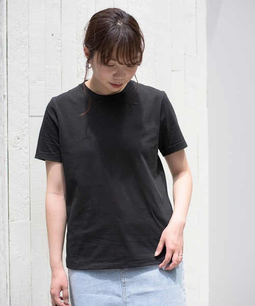 BATONER(バトナー)の「【BATONER】GIZA87コットン スーベニアTシャツ BN-21SL-045 PACK T-SHIRT(DEGRASE COTTON)(Tシャツ/カットソー・レディース・ホワイト/ブラック/ベージュ/ネイビー・2)」の12枚目の写真
