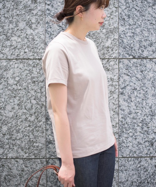 BATONER(バトナー)の「【BATONER】GIZA87コットン スーベニアTシャツ BN-21SL-045 PACK T-SHIRT(DEGRASE COTTON)(Tシャツ/カットソー・レディース・ホワイト/ブラック/ベージュ/ネイビー・2)」の16枚目の写真