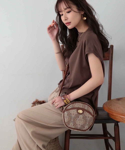 ALTROSE（アルトローズ）の「ショルダーバッグ　[ｱﾒﾘｱ]（ショルダーバッグ・レディース・ホワイト/ブラック/ベージュ/ブラウン/ピンク・FREE）」の22枚目の写真