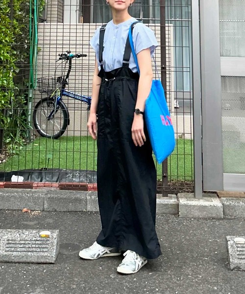 エバゴス ebagos フレンチスリーブ・シャツ ブルーストライプ エバゴス ebagos フレンチスリーブ・シャツ ブルーストライプ